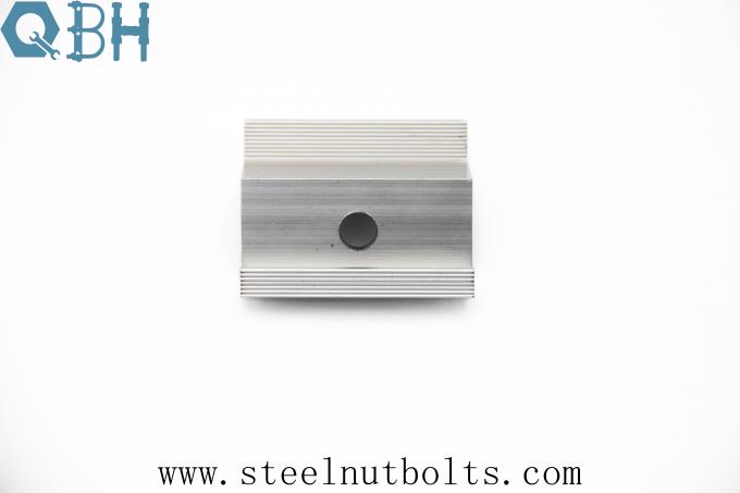 Aluminium Tahan Oksidasi 6005-T5 SUS304 Penjepit Ujung Panel Surya 4