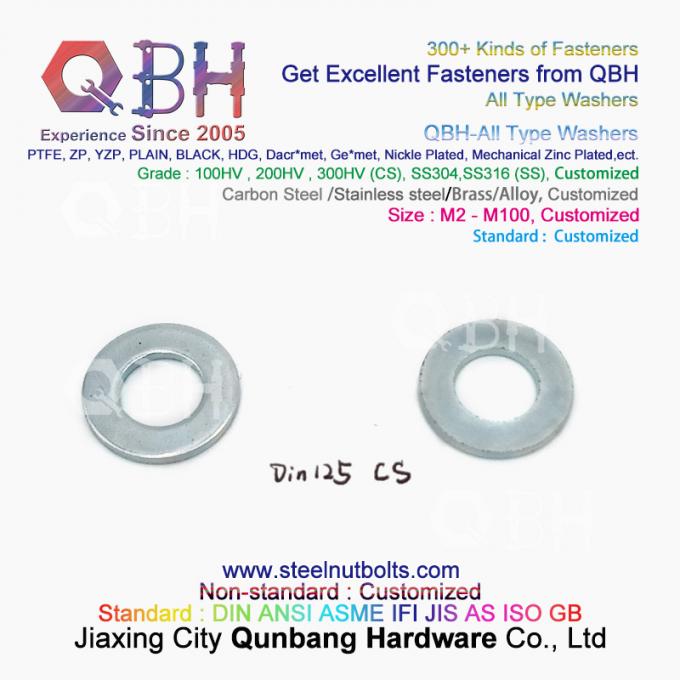 QBH DIN125 DIN127 F436 F436M F959 F959M DIN434 DIN436 NFE25-511 All-type Flat Spring Tapered Toothed Round Square Washer 1