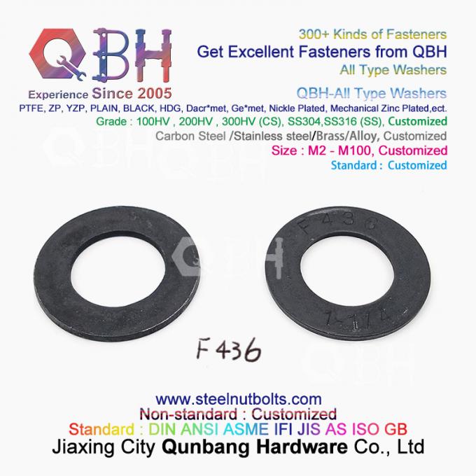 QBH DIN125 DIN127 F436 F436M F959 F959M DIN434 DIN436 NFE25-511 All-type Flat Spring Tapered Toothed Round Square Washer 3